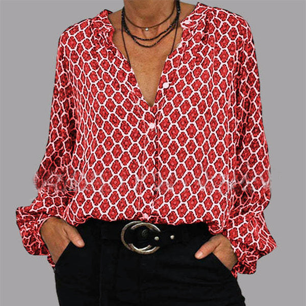 Chemise à manches longues pour femmes