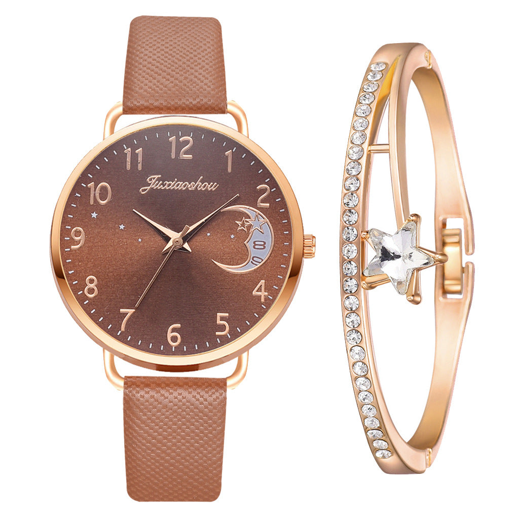 Montres pour femmes Belle Lune Motif Quartz