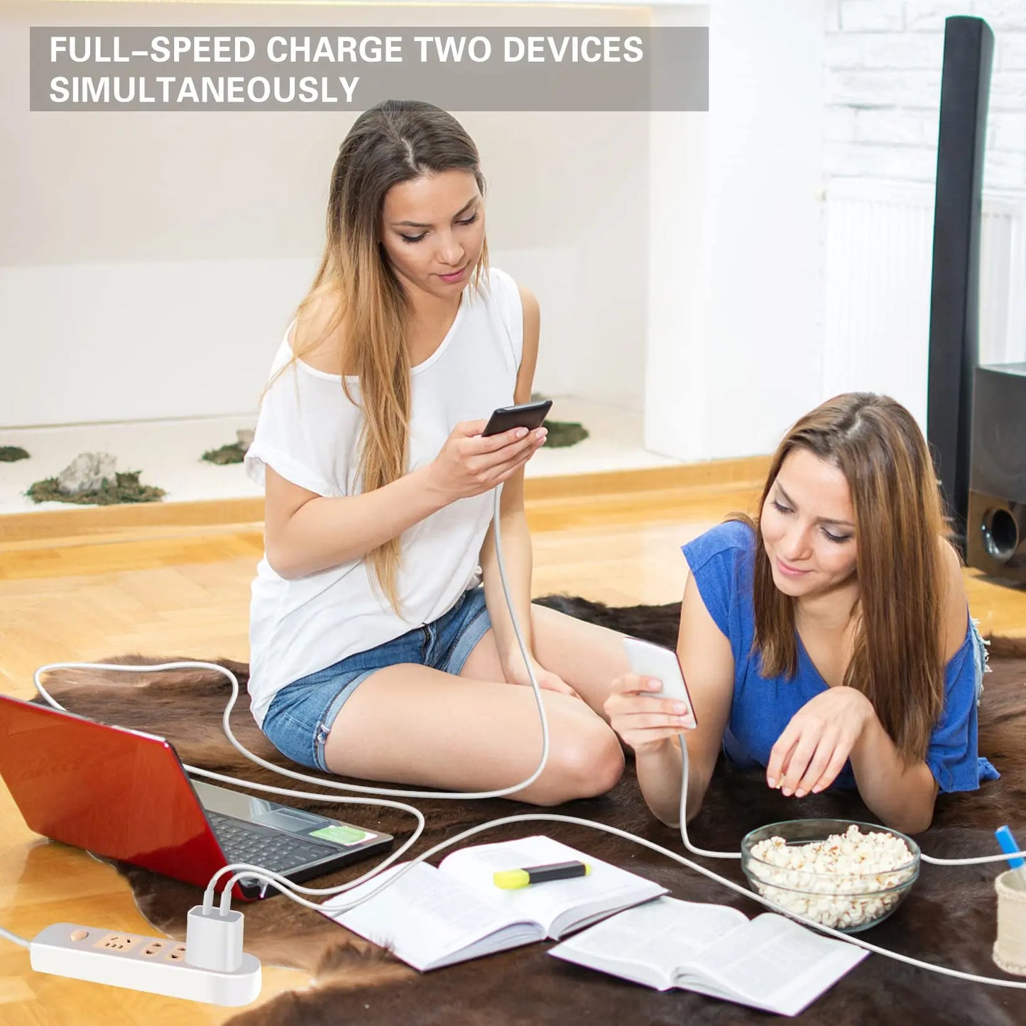 Chargeur rapide double USB C de 40W