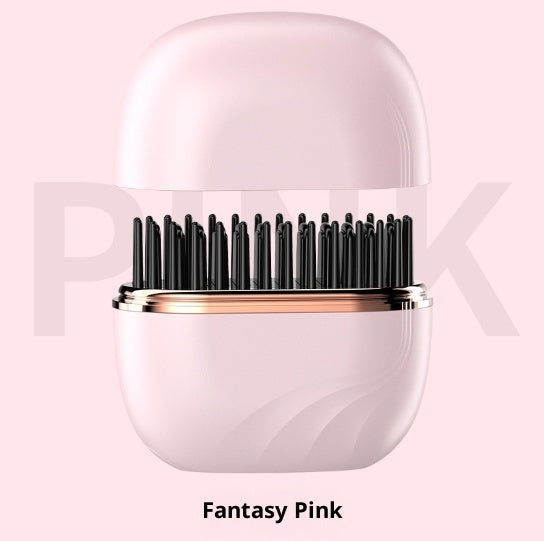 Peigne lissant miniature avec technologie de charge sans fil pour un styling pratique en déplacement