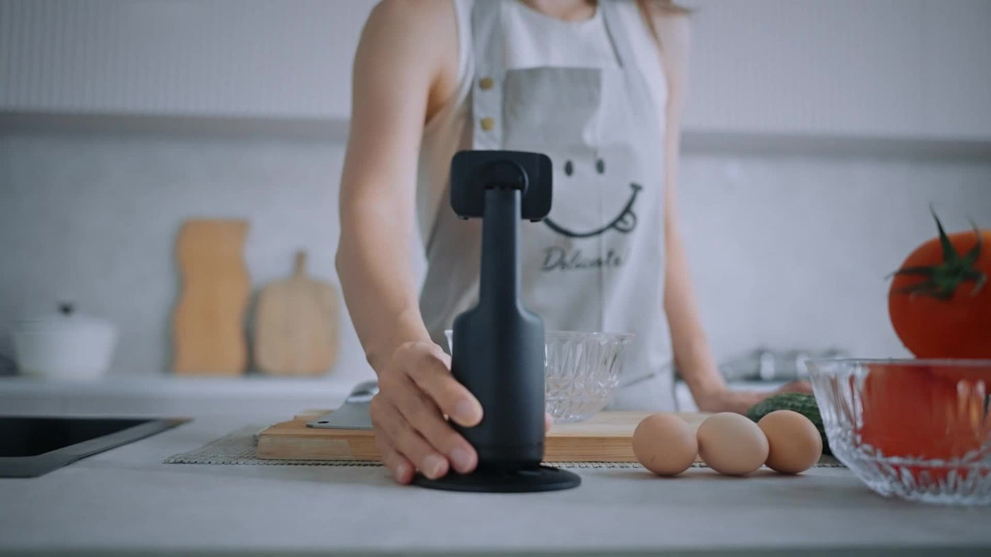 Trépied intelligent avec suivi automatique du visage pour capturer chaque moment en direct. Rotation 360° sans application requise