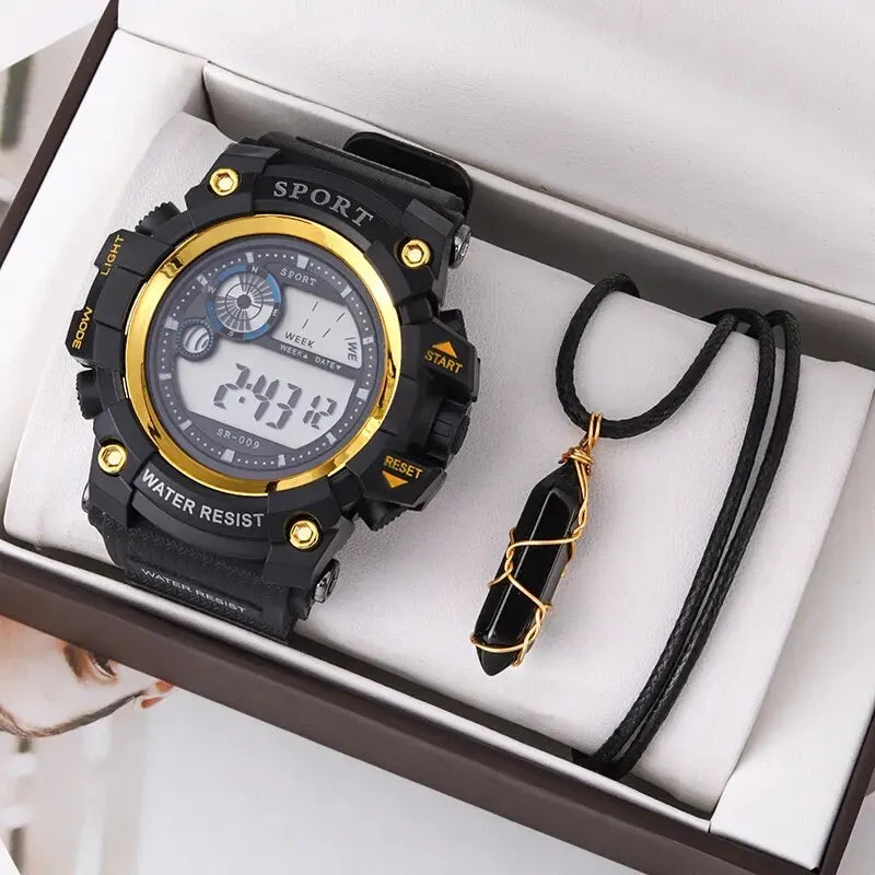 Montre numérique pour hommes