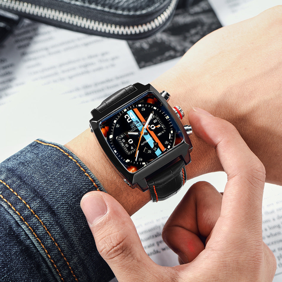 Montre mécanique automatique PAULAREIS pour hommes
