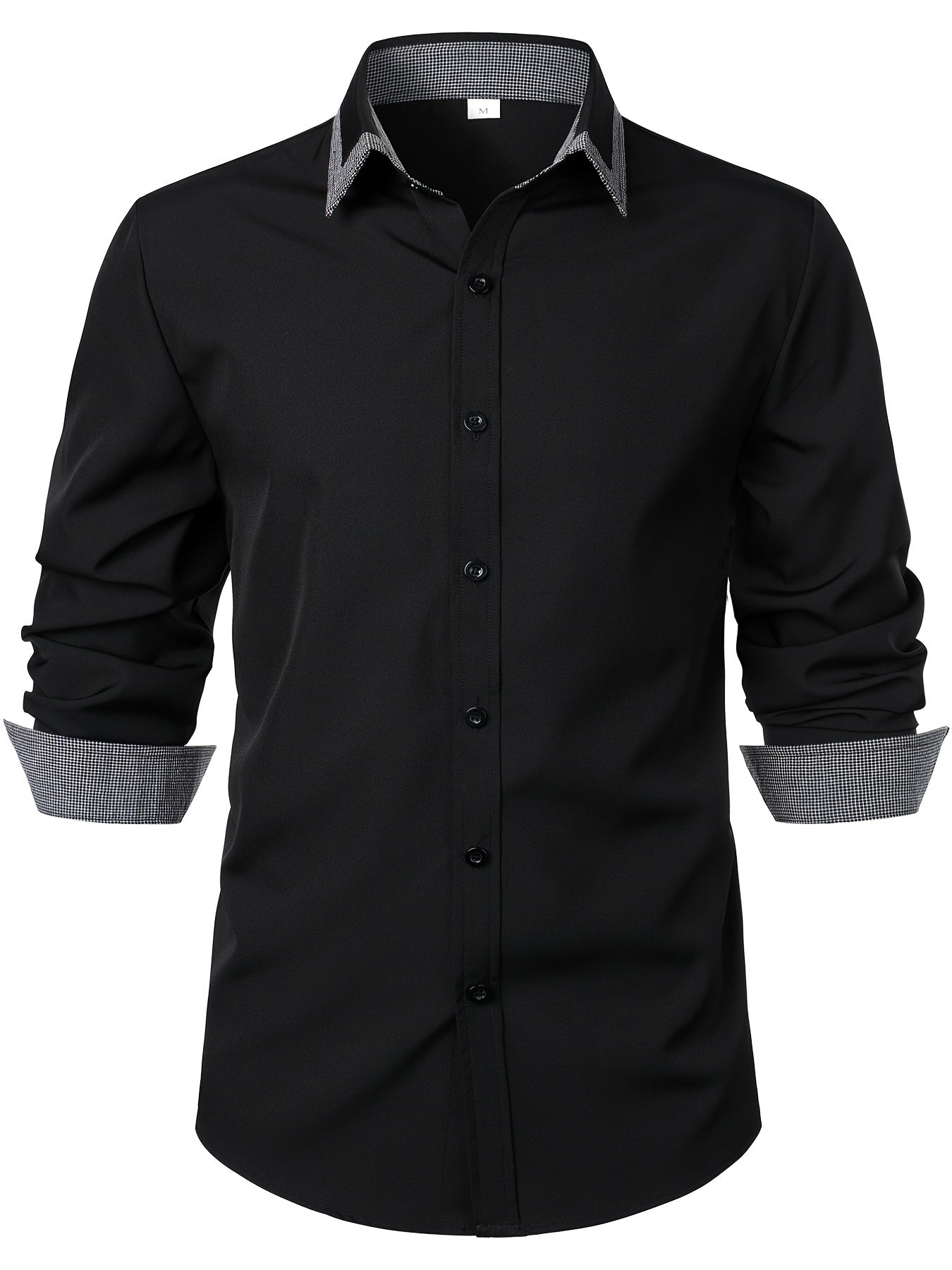 Chemise de couleurs contrastants pour un style décontracté et moderne pour hommes