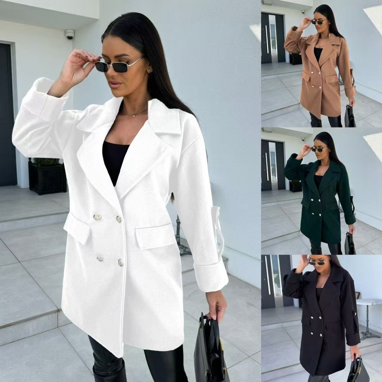 Manteau en laine pour femmes