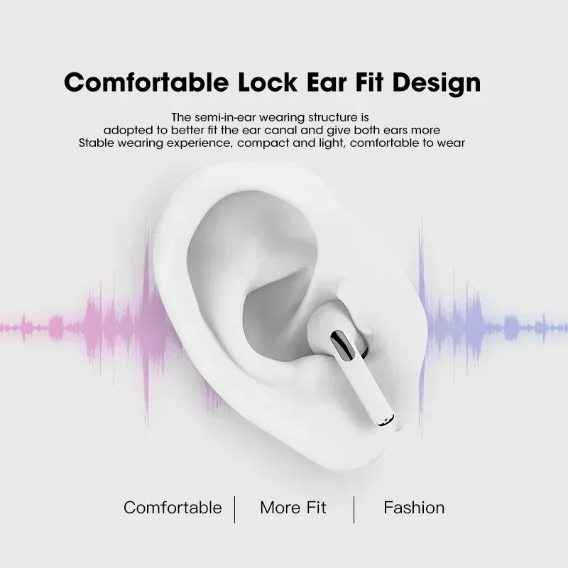 Pro 4 TWS Wireless Headphones Earphone Bluetooth-compatible 5.3 Waterproof Headset with Mic for Xiaomi iPhone Pro4 Earbuds Game