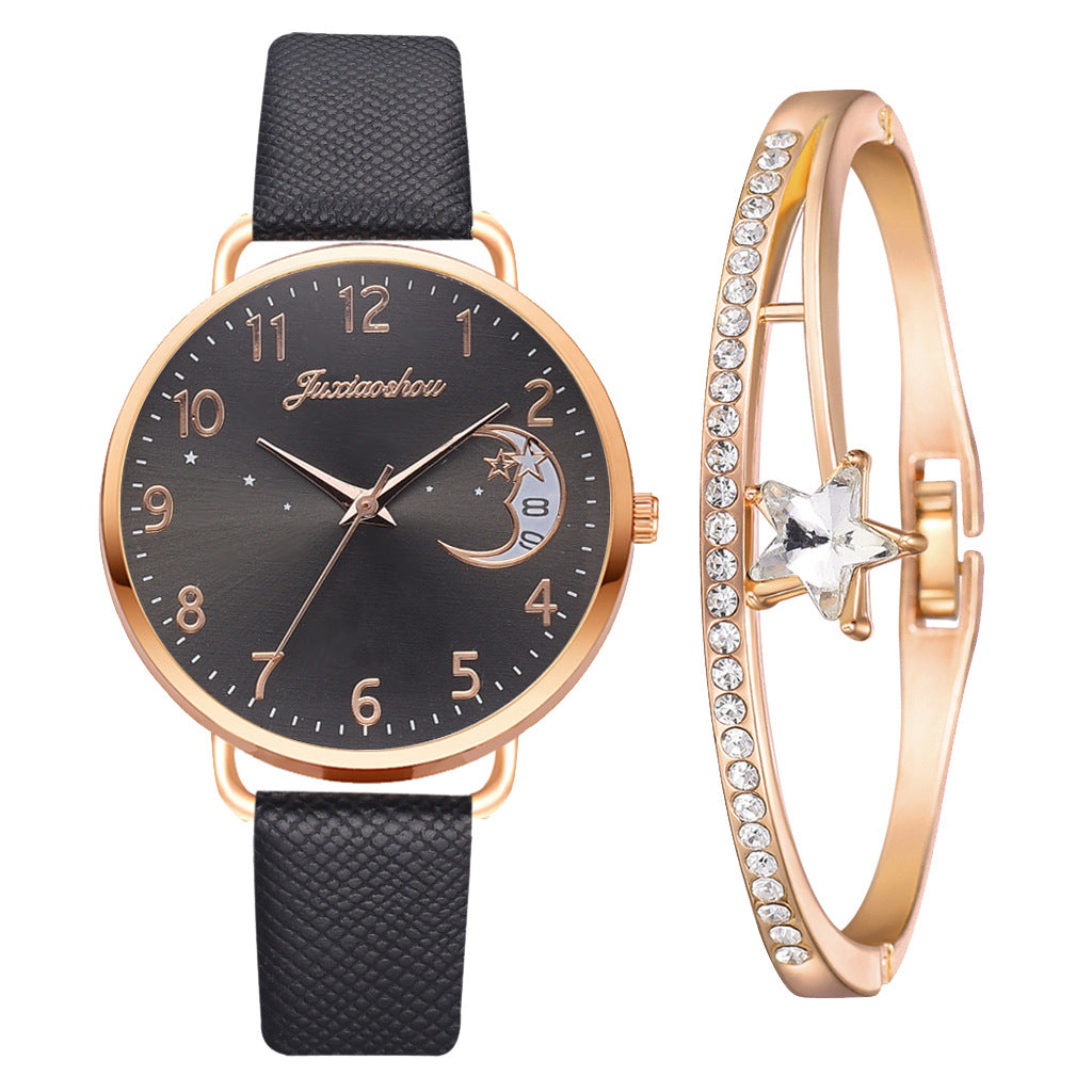 Montres pour femmes Belle Lune Motif Quartz