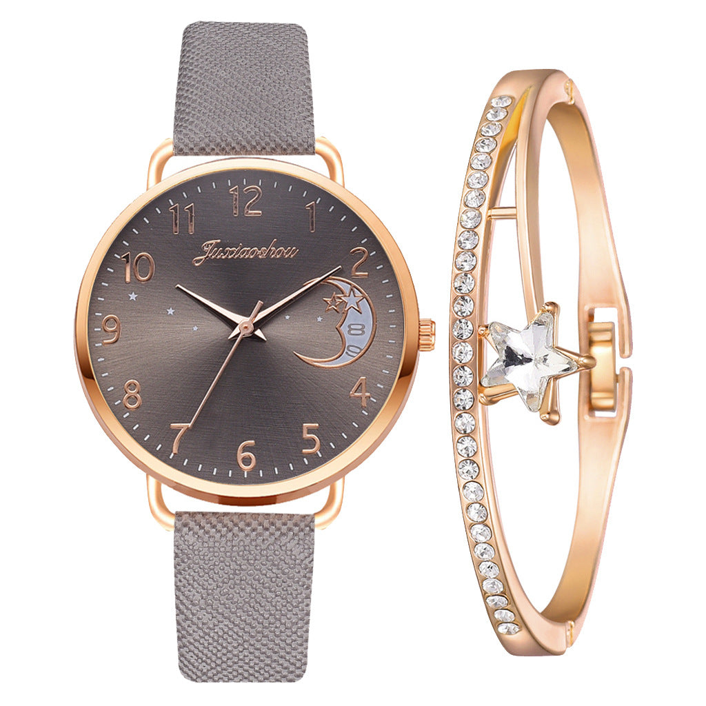 Montres pour femmes Belle Lune Motif Quartz
