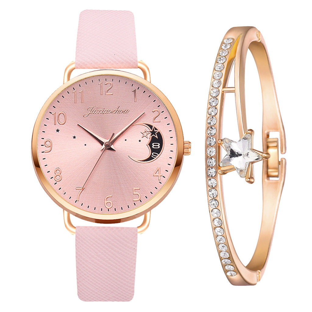 Montres pour femmes Belle Lune Motif Quartz