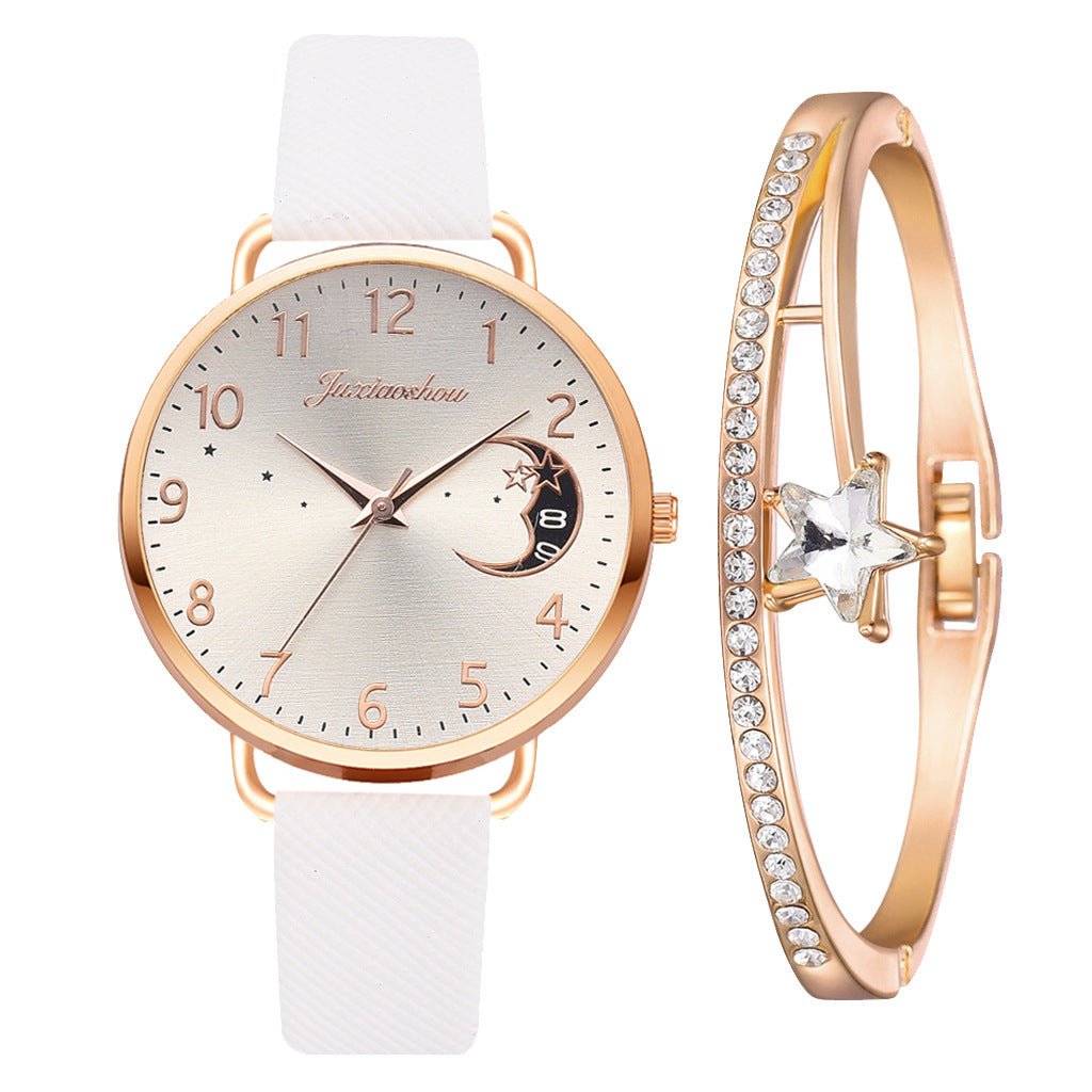 Montres pour femmes Belle Lune Motif Quartz