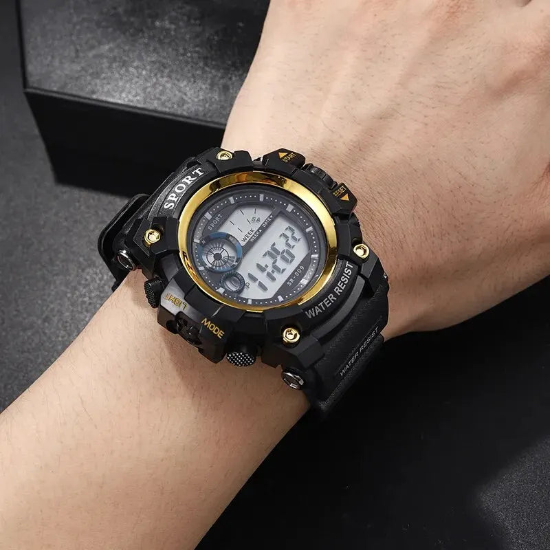 Montre numérique pour hommes