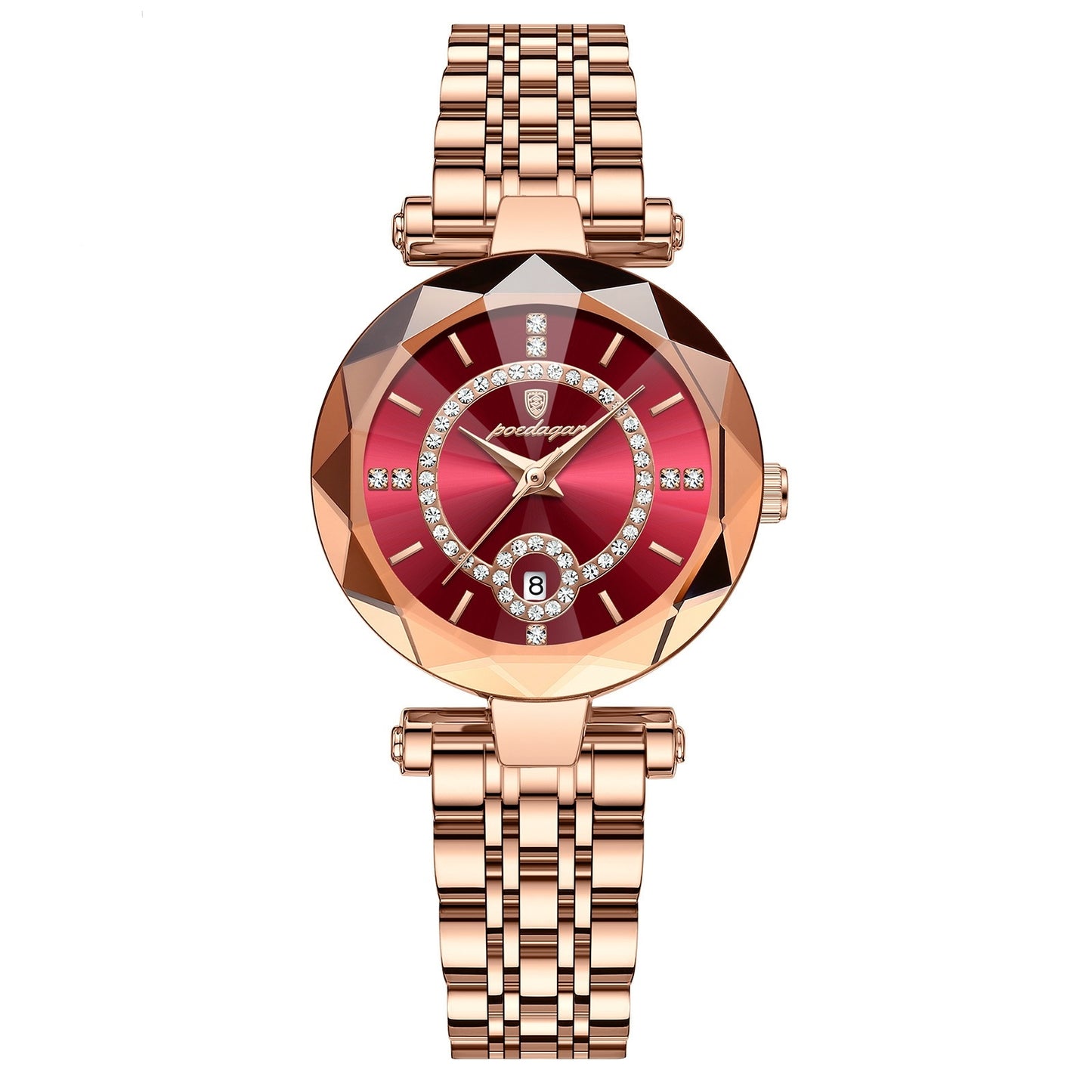 Montre étanche en alliage pour femmes Montre à quartz à la mode ultra-mince