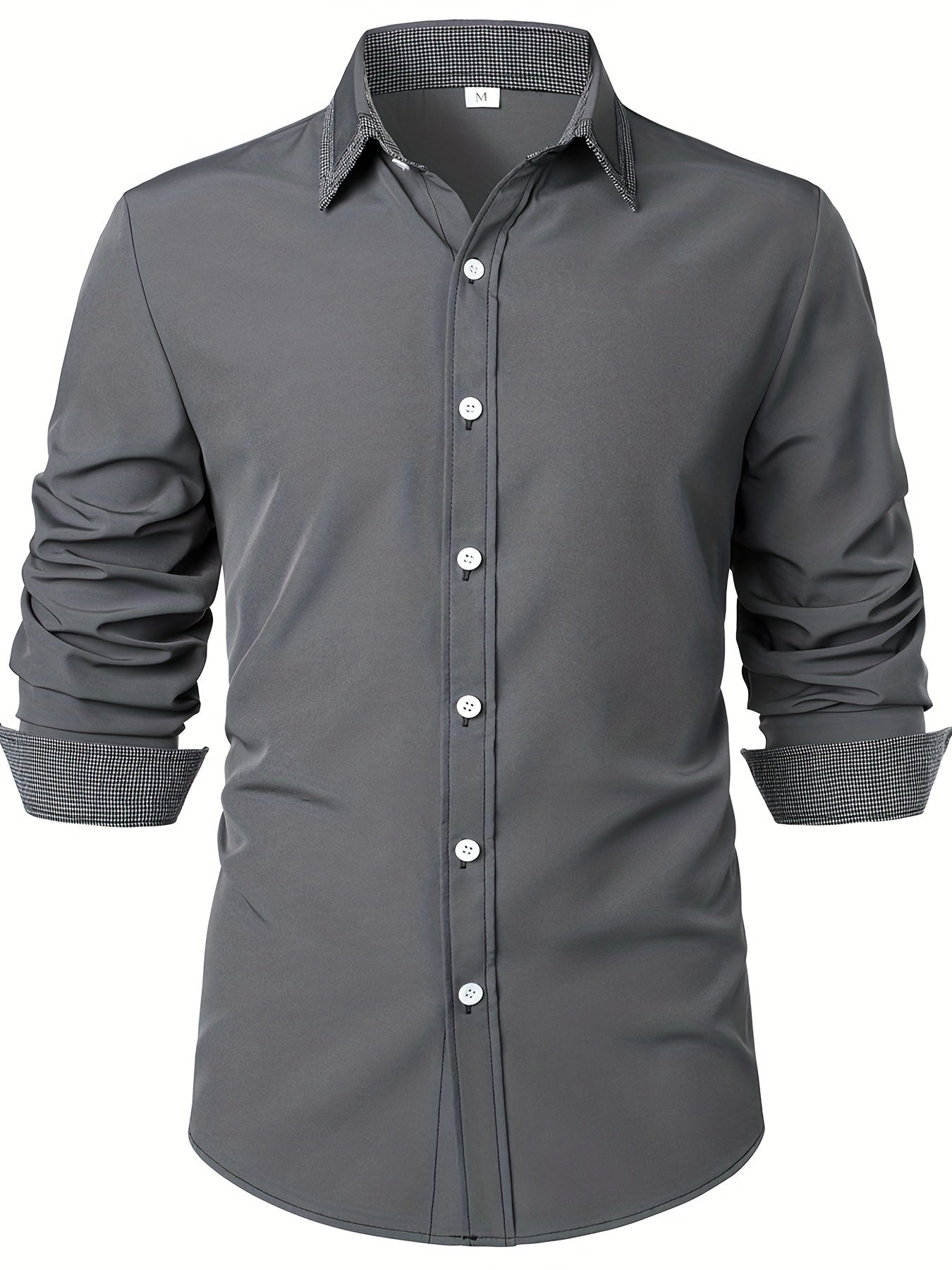 Chemise de couleurs contrastants pour un style décontracté et moderne pour hommes