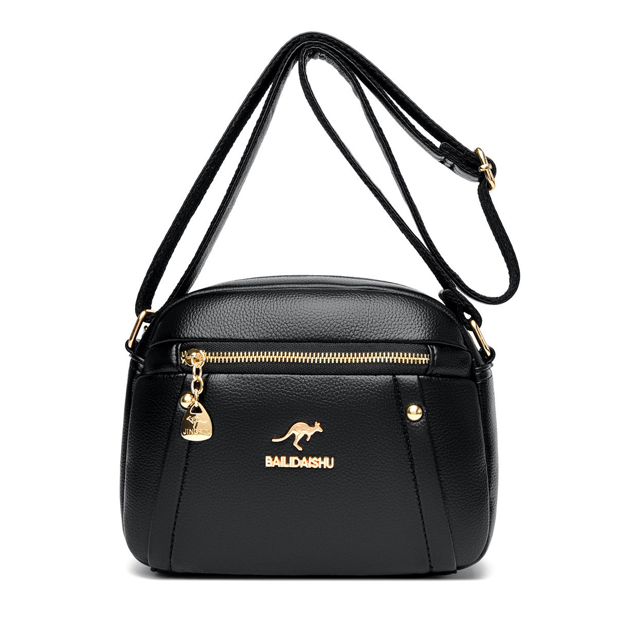 Sac à bandoulière rond et compact pour femmes