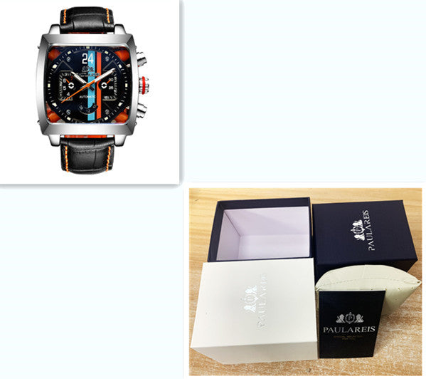 Montre mécanique automatique PAULAREIS pour hommes
