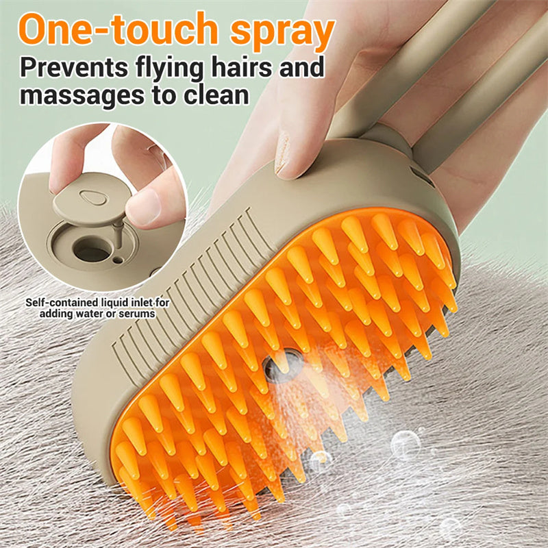 brosse  pour chien et chat  Équipé d'un vaporisateur électrique