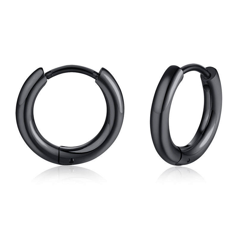 Boucles d'oreilles en acier inoxydable