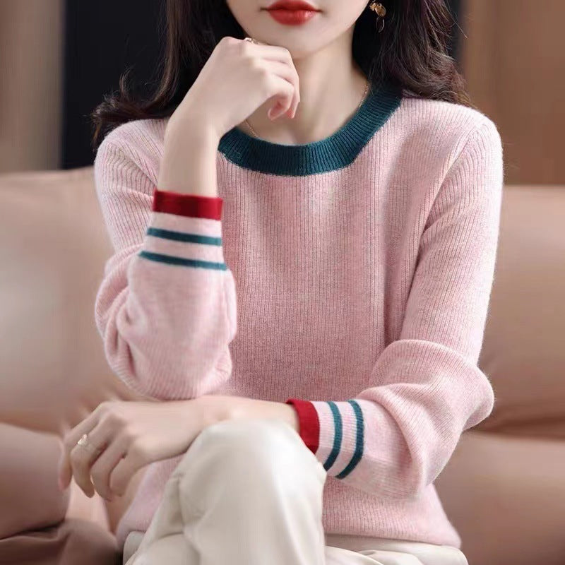 Pulls à col rond pour femmes