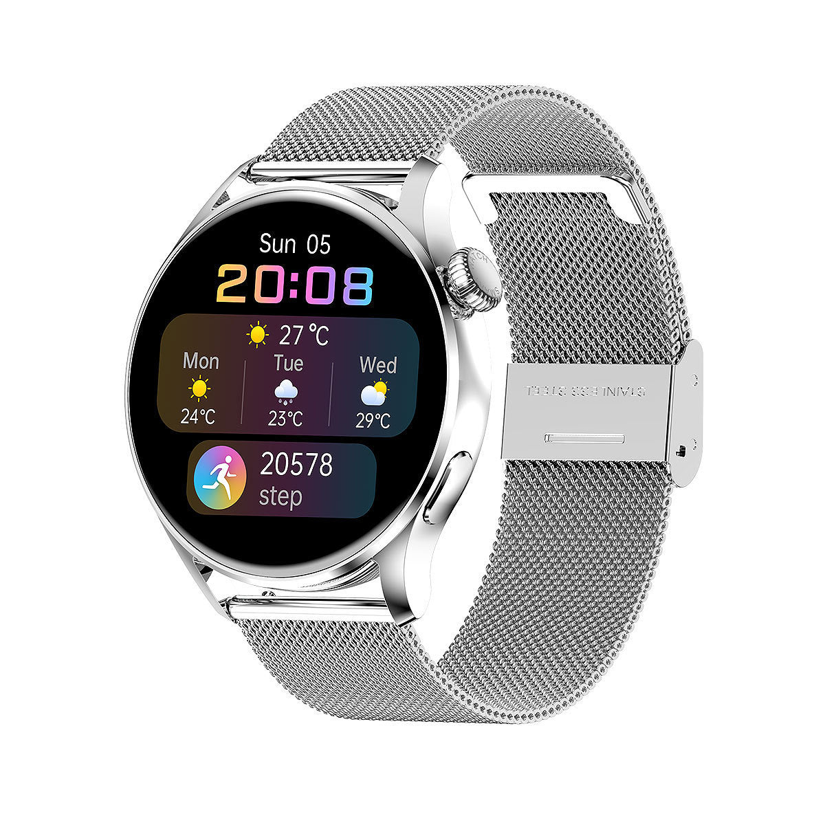 Montre intelligente, code rotatif d'appel Bluetooth