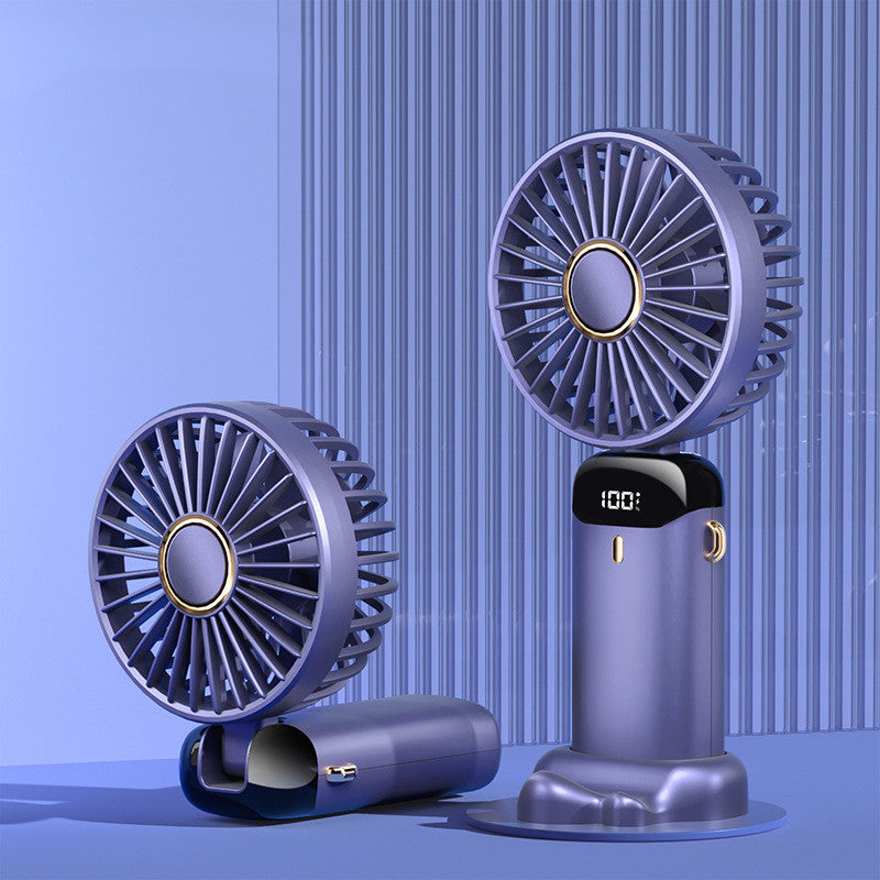 Ventilateur portatif Mini  Affichage Numérique chargeur usb