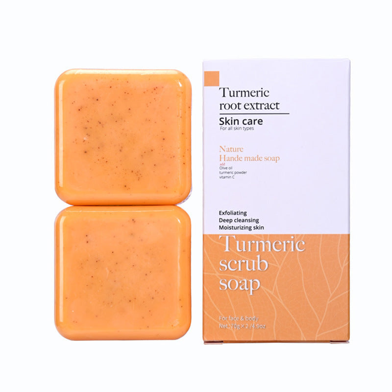 Savon artisanal au curcuma