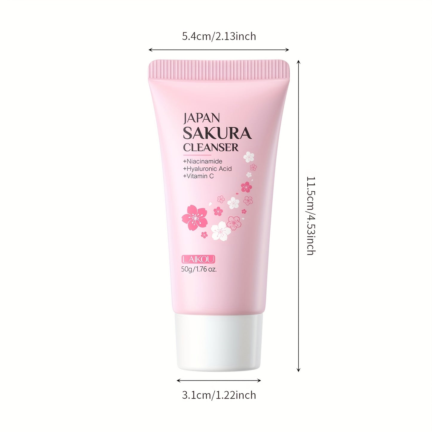 Nettoyant visage mousse à la sakura pour un nettoyage en profondeur sans agresser la peau.