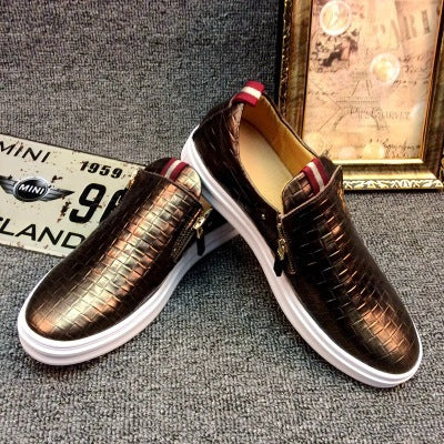 Chaussures pour hommes en cuir respirantes