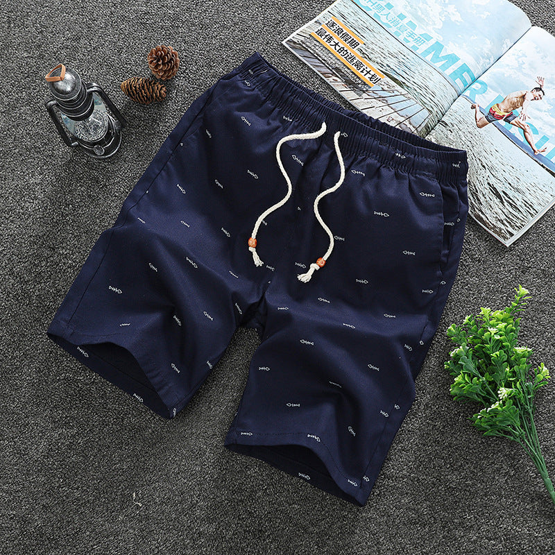 Shorts de plage en coton