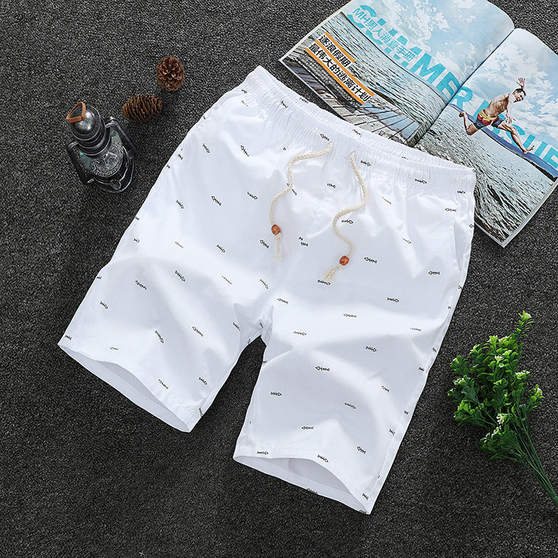Shorts de plage en coton