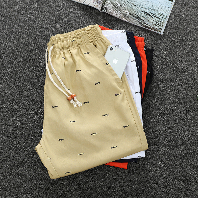 Shorts de plage en coton
