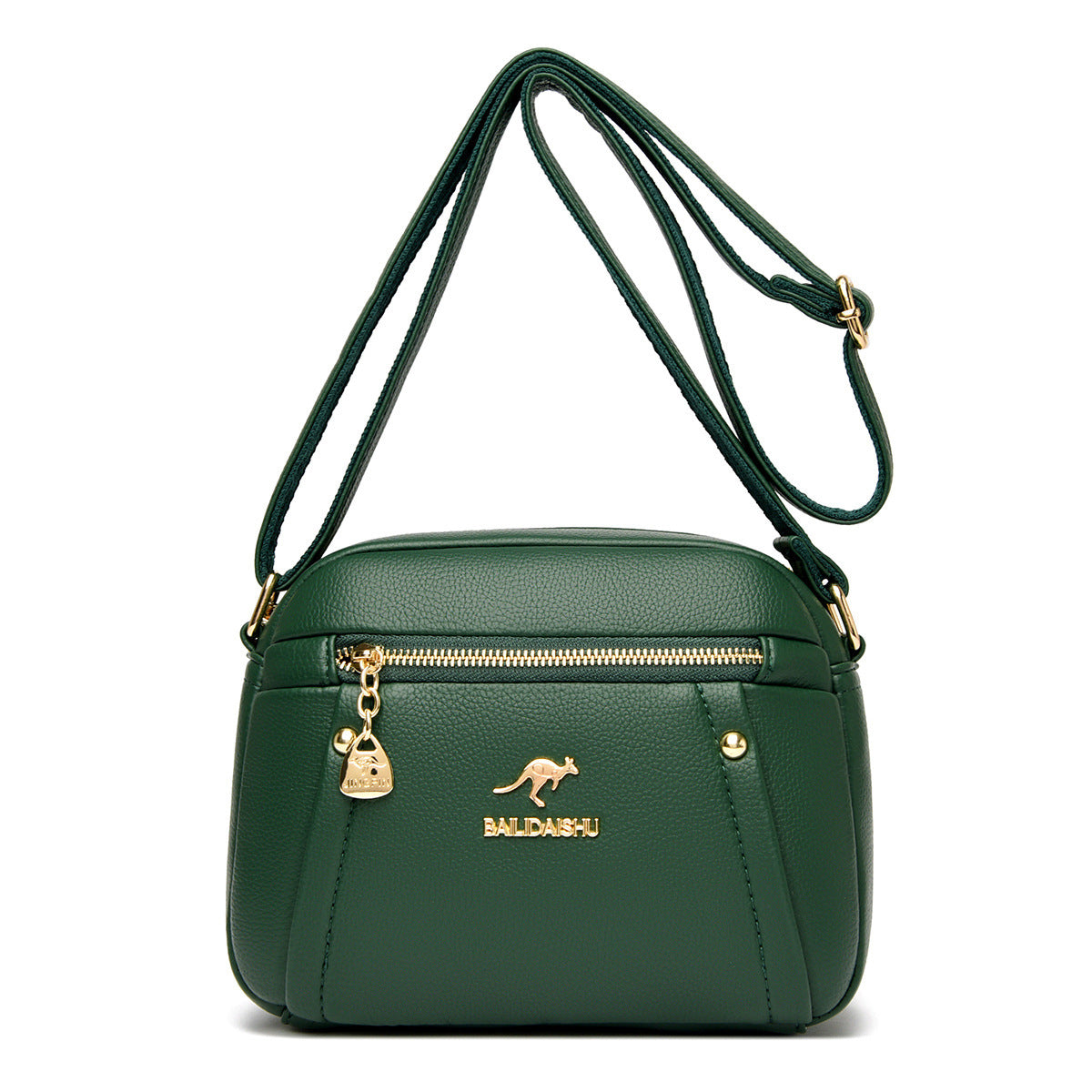 Sac à bandoulière rond et compact pour femmes