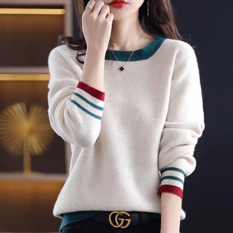 Pulls à col rond pour femmes