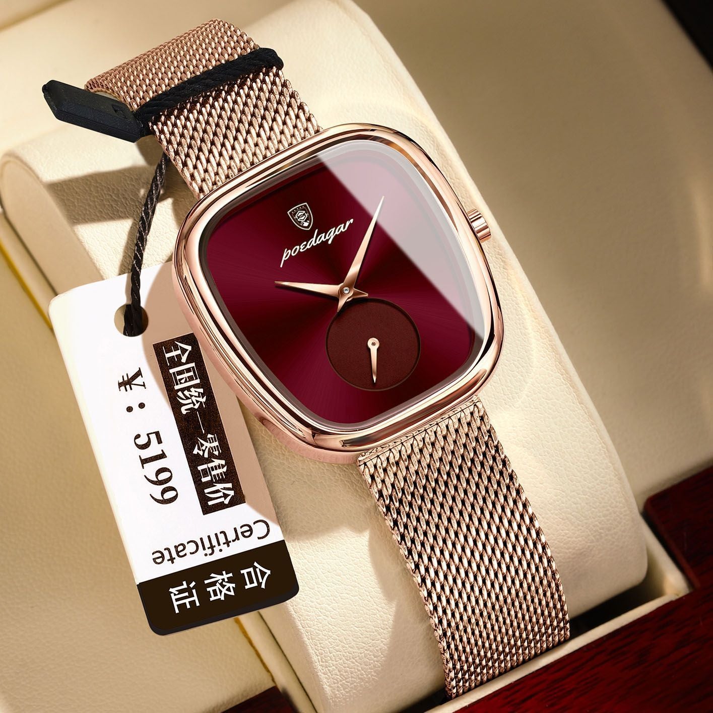 Montre élégante de style coréen avec design waterproof haute performance