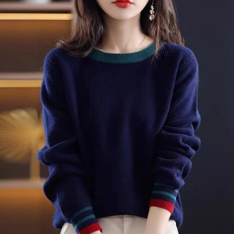 Pulls à col rond pour femmes