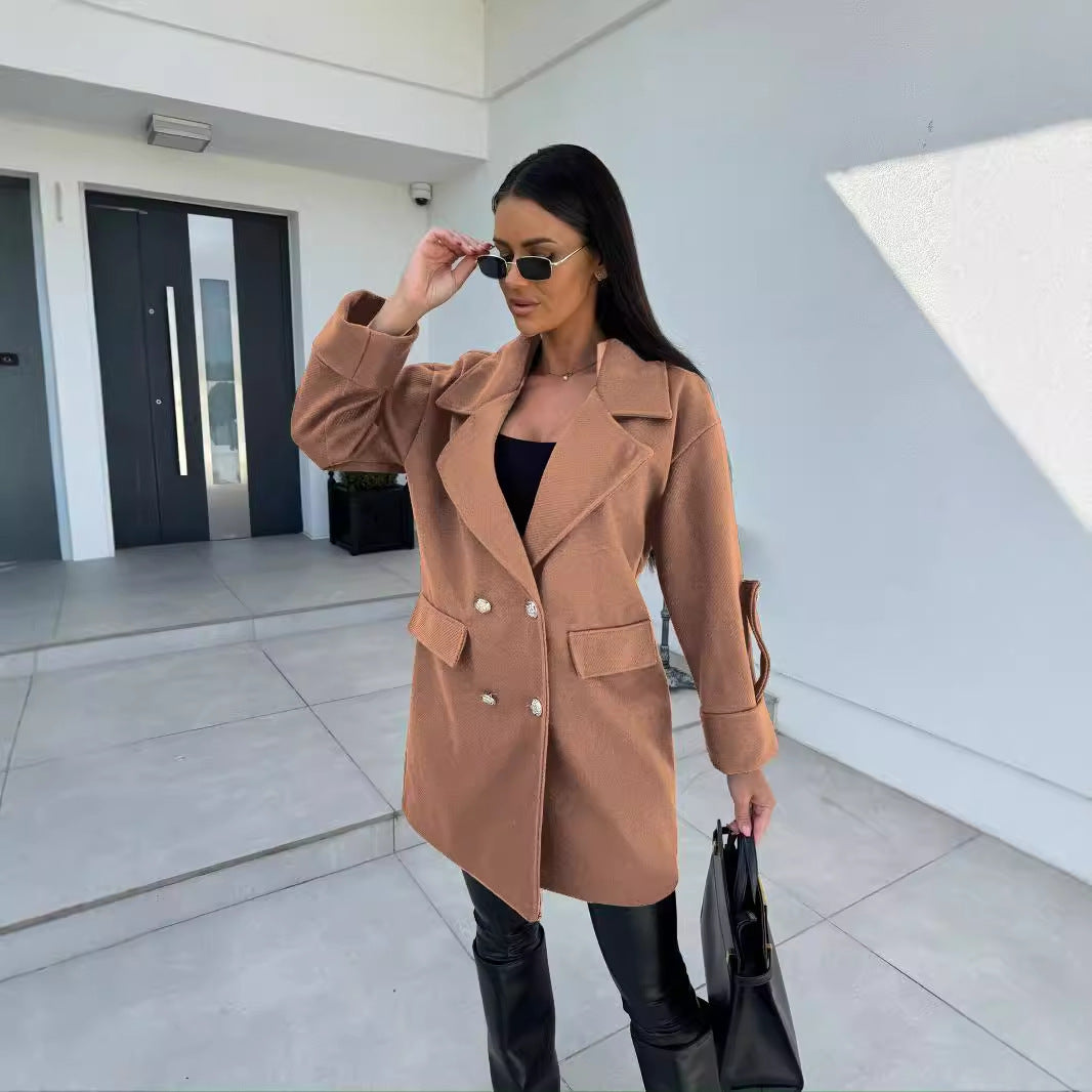Manteau en laine pour femmes