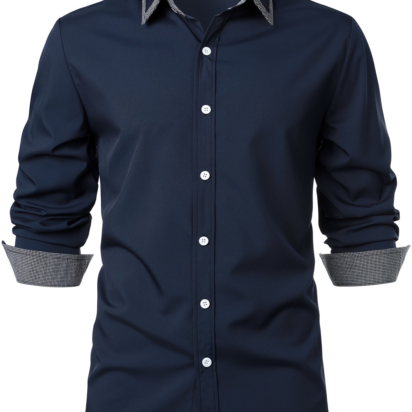 Chemise de couleurs contrastants pour un style décontracté et moderne pour hommes