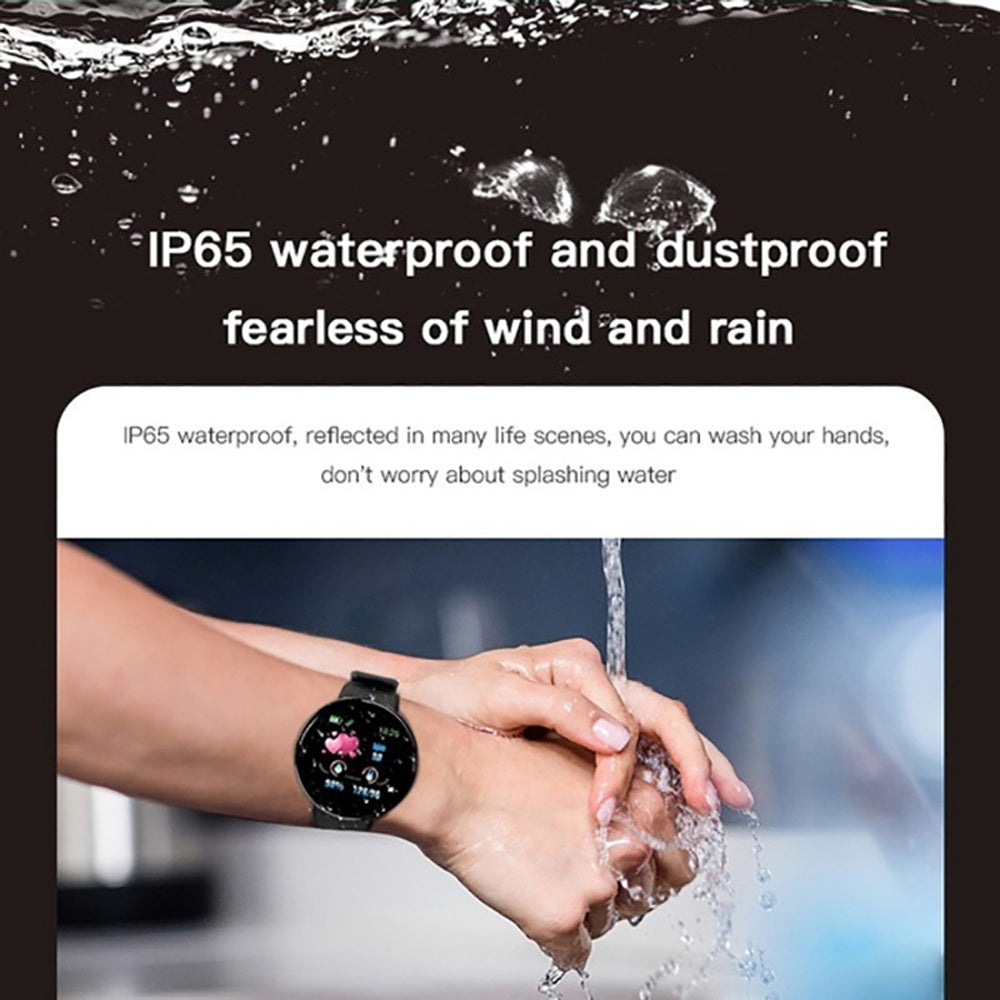 Montre intelligente D18 Bluetooth pour hommes et femmes