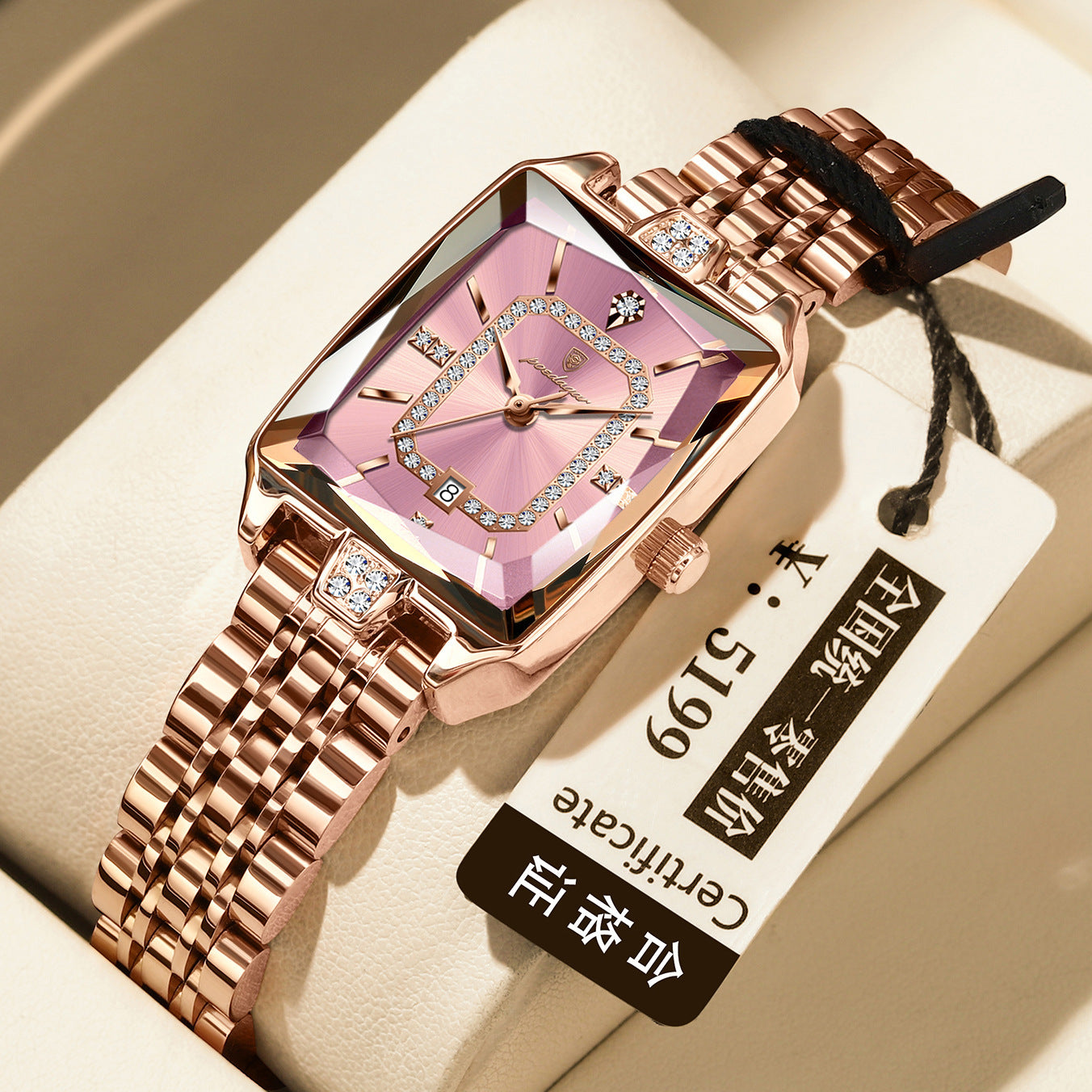 Montre à quartz haut de gamme. Étanche et résistante pour femmes
