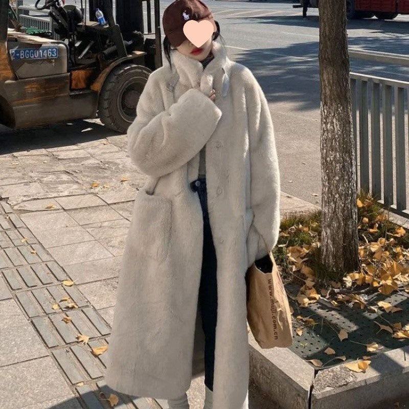 Manteau mi-long d'hiver pour femmes
