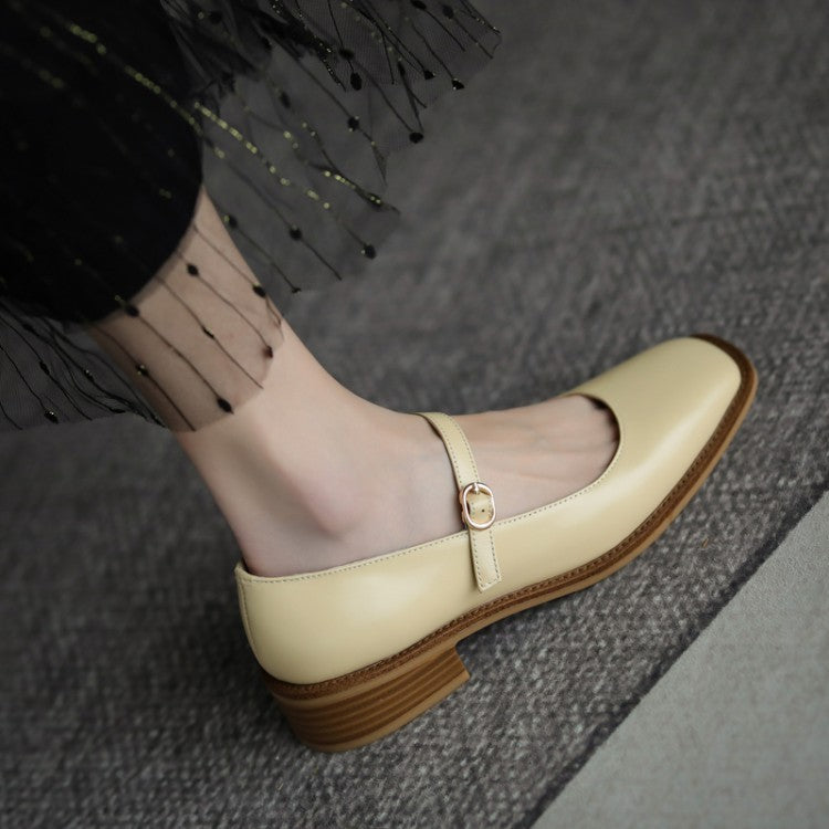 Chaussures pour femmes en cuir