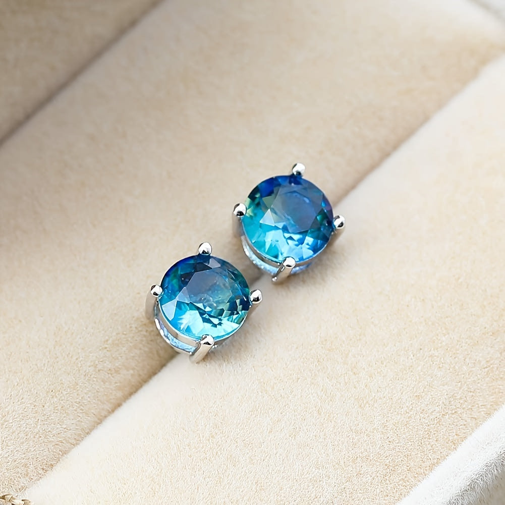 Boucles d'oreilles en argent sterling 925 au style bohème