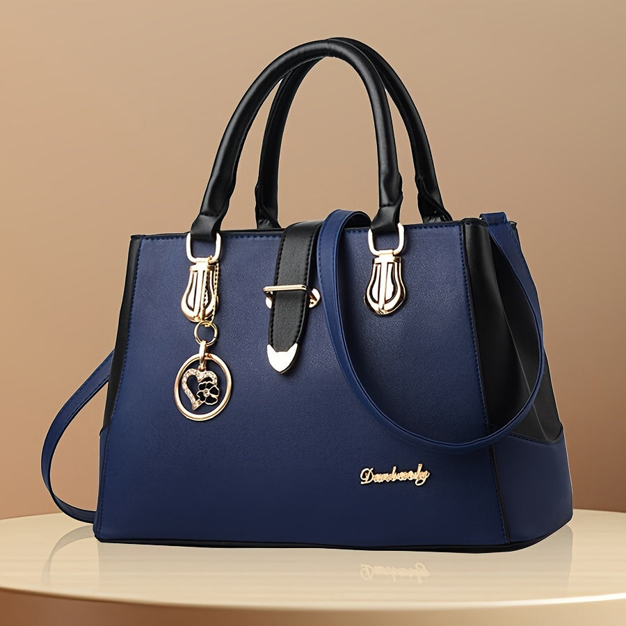 Sac pour femmes allie style et fonctionnalité avec ses doubles poignées et son design épuré.