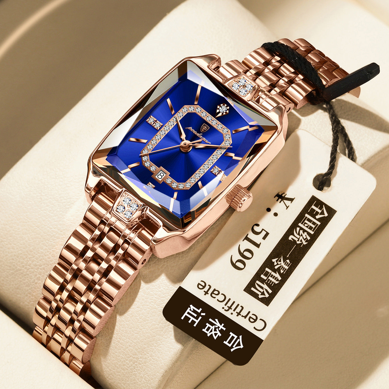 Montre à quartz haut de gamme. Étanche et résistante pour femmes