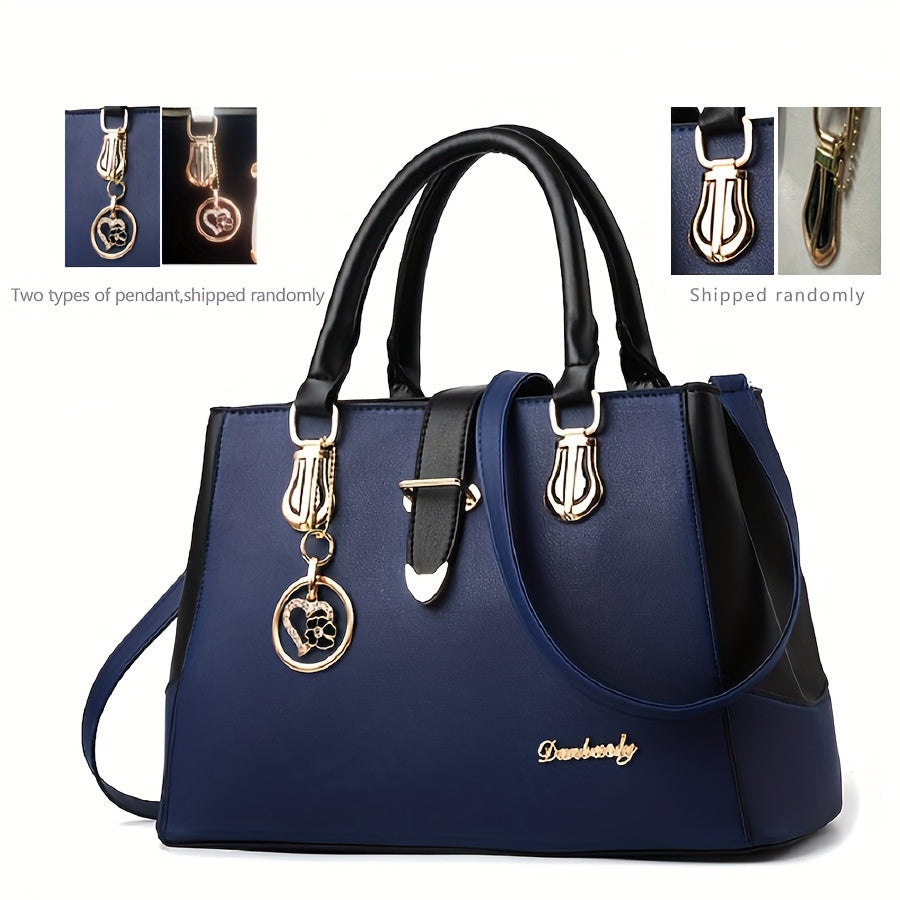 Sac pour femmes allie style et fonctionnalité avec ses doubles poignées et son design épuré.