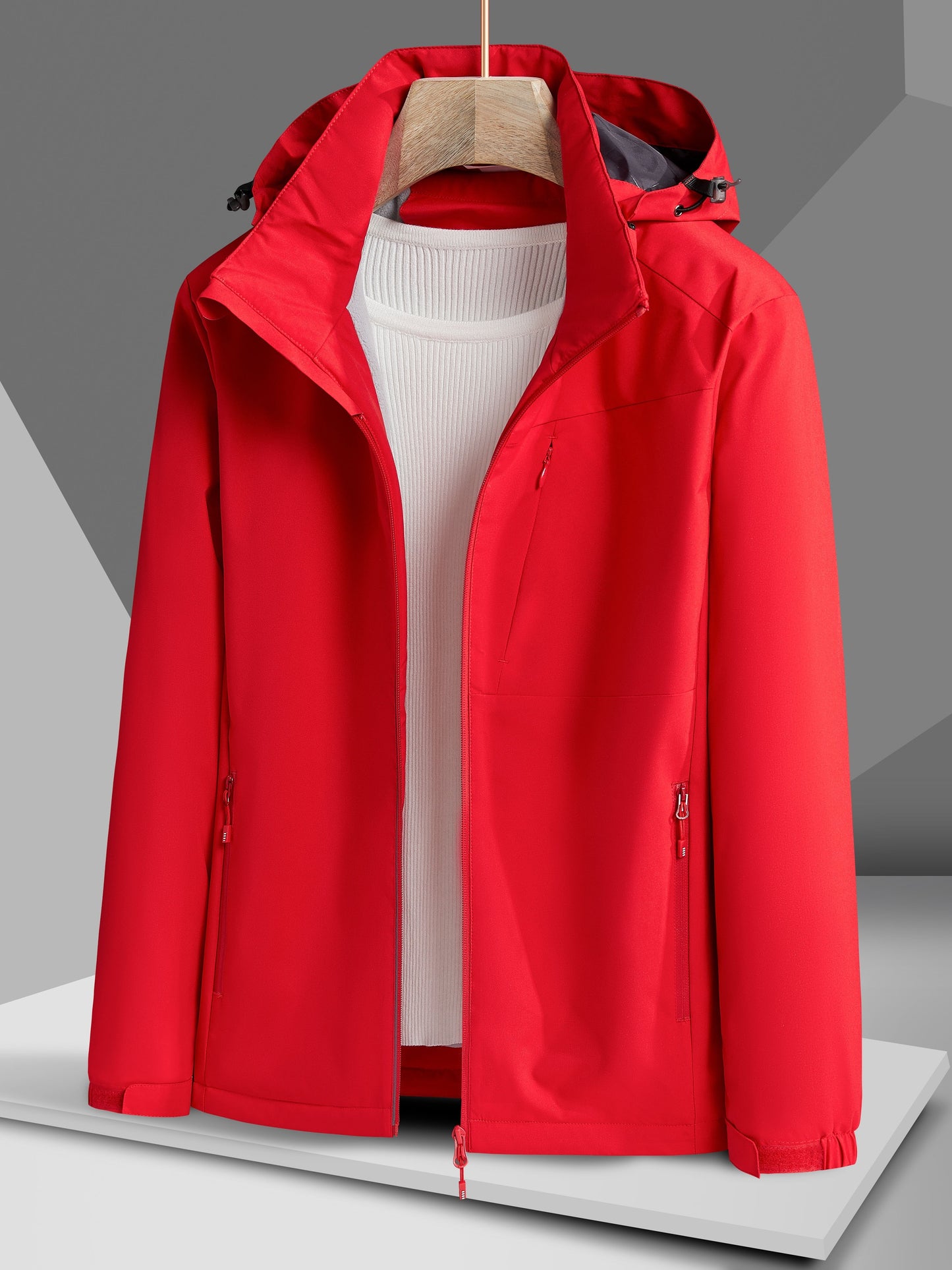 Veste pour femmes, doublure en polaire chaude et matière coupe-ven