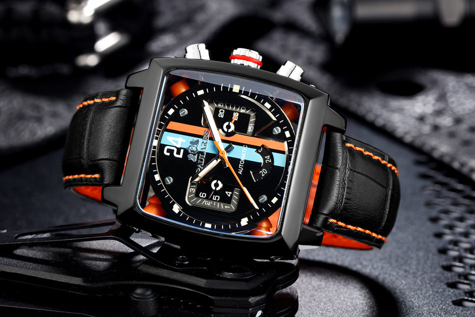 Montre mécanique automatique PAULAREIS pour hommes