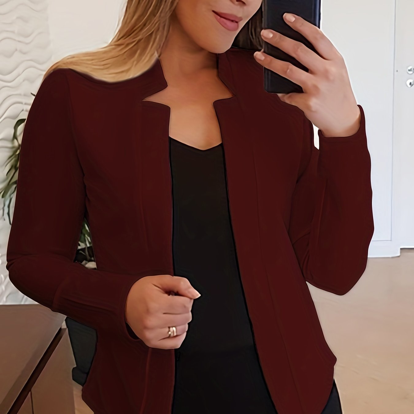 Cardigan élégant aux lignes épurées pour femmes