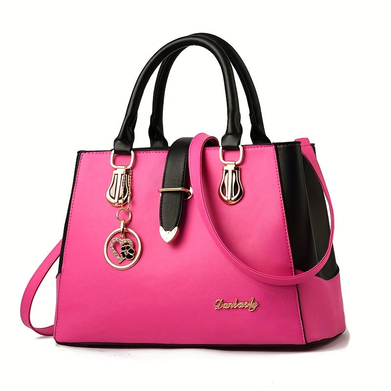 Sac pour femmes allie style et fonctionnalité avec ses doubles poignées et son design épuré.