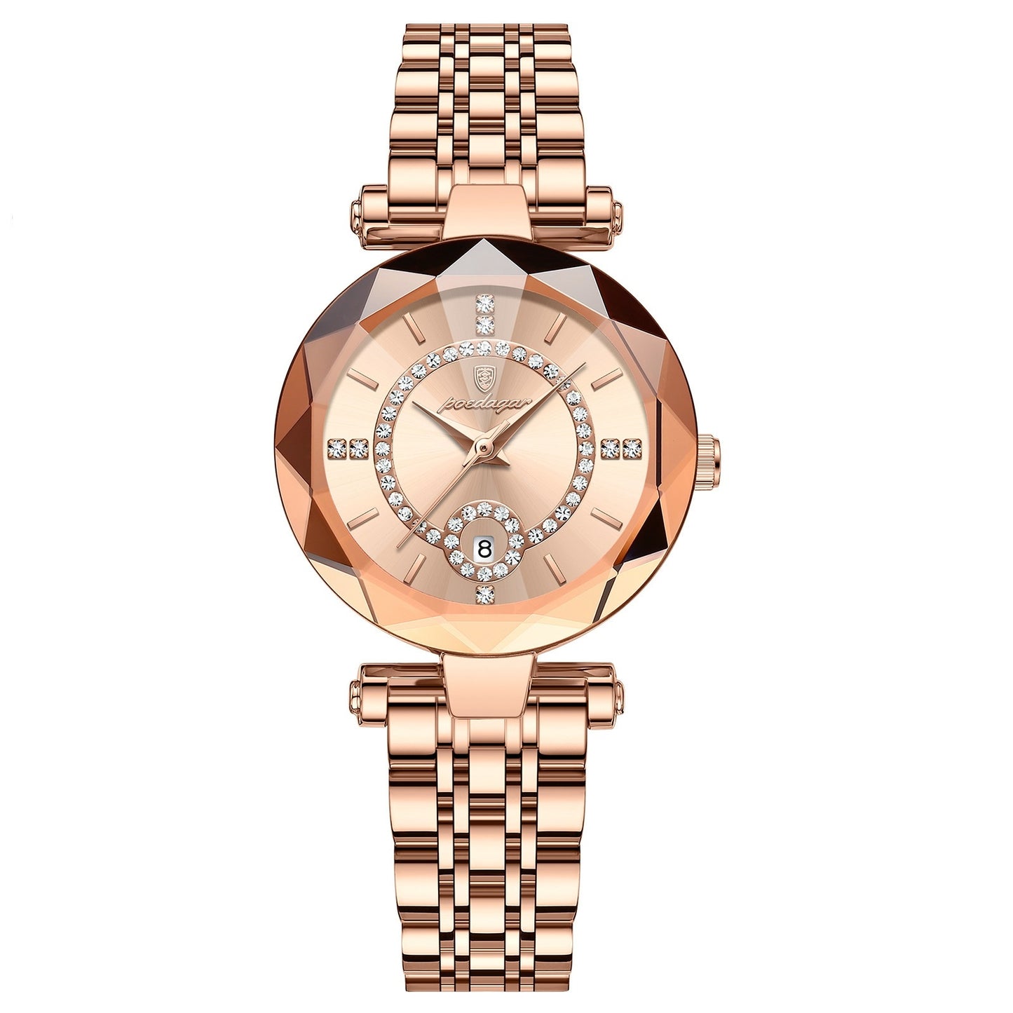 Montre étanche en alliage pour femmes Montre à quartz à la mode ultra-mince