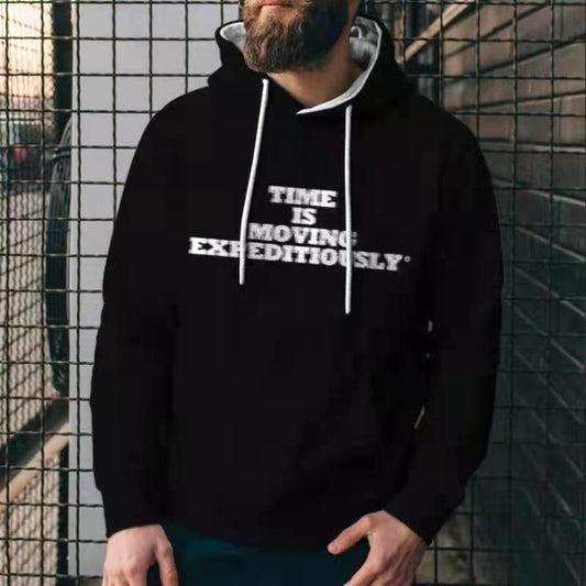 Sweats à capuche décontractés pour hommes de couleur unie